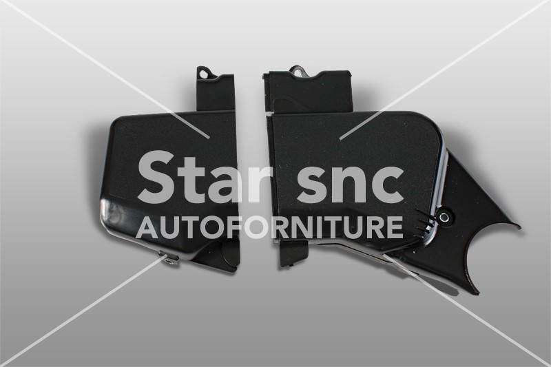 Carter cinghia distribuzione (Nero) adattabile a Fiat Panda, Uno e Lancia Y10  –  Rif.Originale 7752155-7752153