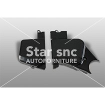Carter cinghia distribuzione (Nero) adattabile a Fiat Panda, Uno e Lancia Y10  –  Rif.Originale 7752155-7752153